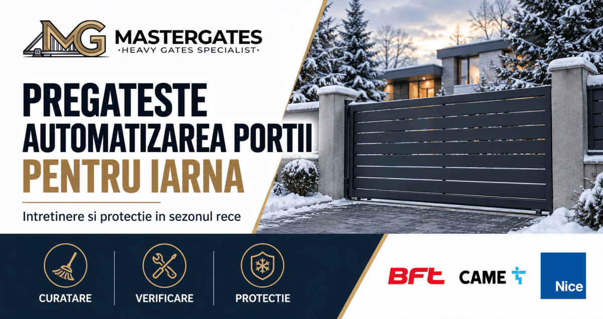 Cum pregatesti automatizarea portii pentru iarna