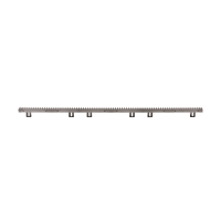 Cremaliera teflonata MGACRS6, cu insertie metalica, max. 800kg, prinderi jos