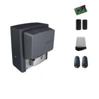 Pachet automatizare porti culisante de pana la 400Kg, CAME, BX704AGS
