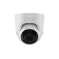Camera supraveghere turret IP Ajax TurretCam(B)-64928, 8MP, lentila 2.8mm, IR 35m, Microfon, PoE, IP65, alba