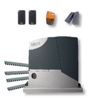 Kit automatizare poarta culisanta max.400Kg Nice ROAD400KCE MG + 4m cremaliera zincata