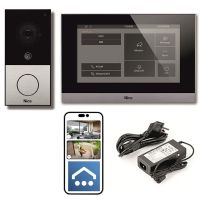Pachet interfonie NICE MyBell, kit videointerfon cu doua fire
