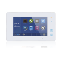 Post de interior video pe 2 fire, cu touchscreen, alb, 2Easy DT47MG-TD7-wh