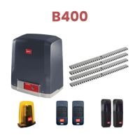 Kit automatizare poarta culisanta max.400kg, BFT Deimos ULTRA BT KIT B400 + 4 cremaliere zincate