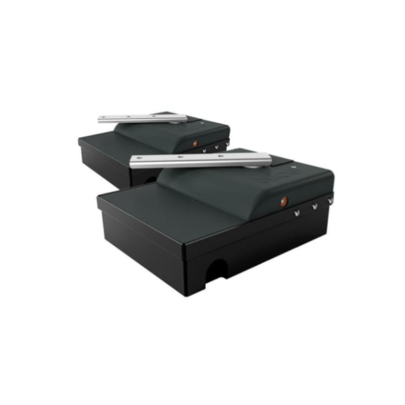 Kit automatizare ingropata porti batante 2x2,3m, NiceHome Riva 200