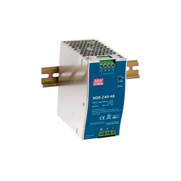 Sursa de alimentare industriala NDR-240-48, 48vcc/ 240W, cu o singura iesire, montare pe sina DIN