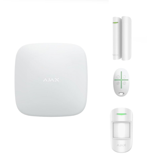 Kit sistem de alarma wireless Ajax Hub2Kit, contact magnetic
