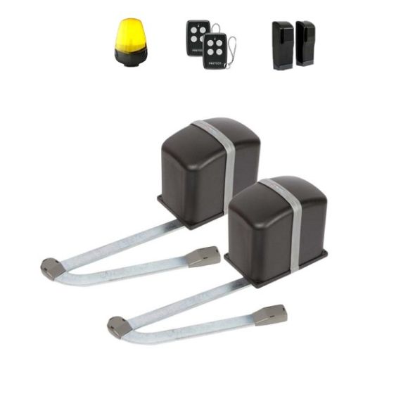 Kit automatizare porti batante, 2x2m cu brat articulat, Proteco Advantage