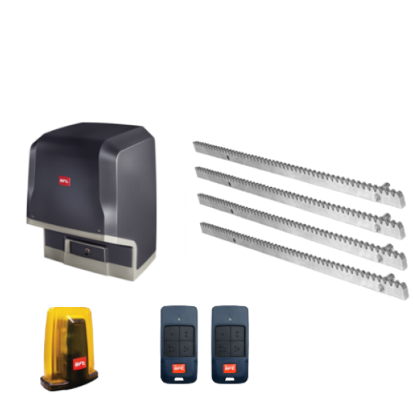 Kit automatizare poarta culisanta max. 2000Kg 230V BFT ICARO SMART AC A2000 KIT + 4 cremaliere zincate
