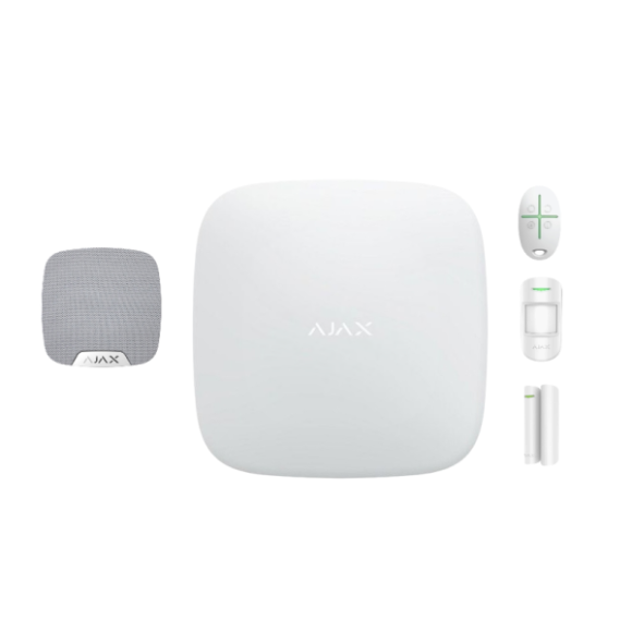 Kit de alarma antiefractie wireless, sirena interior, Ajax KitMSI