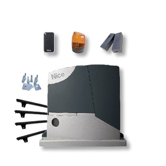 Kit automatizare poarta culisanta max.400Kg Nice ROAD400KCE MG + 4m cremaliera teflonata