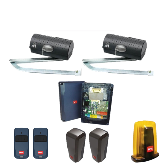 Kit automatizare porti batante max. 2x2.5m, brat articulat, 24V, BFT IGEA BT