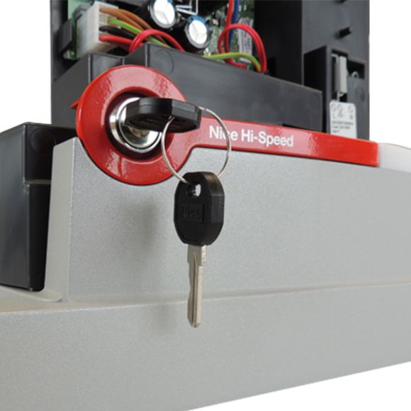 Kit automatizare poarta culisanta Nice Robus 600 Hi-Speed, pana la 600 kg, RBS600HSBDKCE