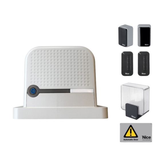 Kit automatizare poarta culisanta max. 800 kg, NICE Robus 800, RBS800BDKCE