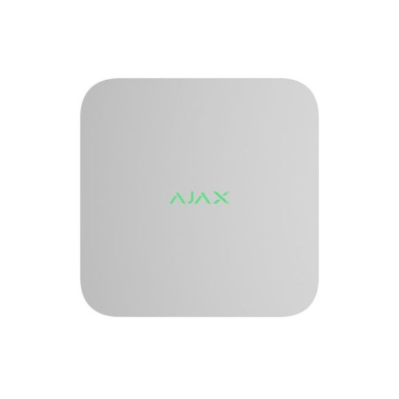 NVR 16 canale video IP, 4K, detectie miscare, Ajax NVR (16-ch) Alb