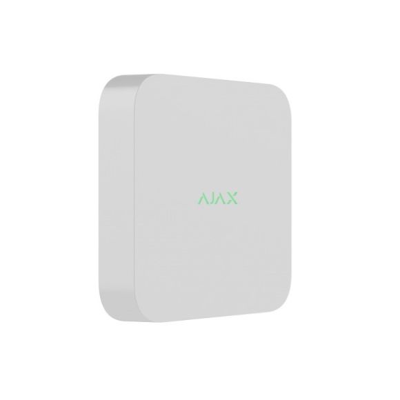 NVR 16 canale video IP, 4K, detectie miscare, Ajax NVR (16-ch) Alb