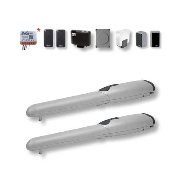 Automatizare porti batante 2x2m, Nice WINGO4KLT PROMO + Modul WiFi gratuit!