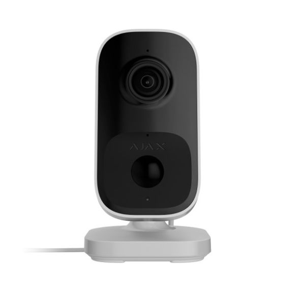Camera IP de interior 4MP, Ajax IndoorCam, lentila fixa, IR 8m, PIR, alba