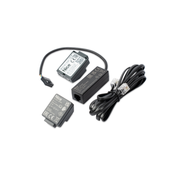 Kit modul extensie semnal WiFi pentru automatizari Nice BIDI-WIFIEXTR00, 2.4 GHz, control de pe telefon, compatibil BusT4, IBT4N