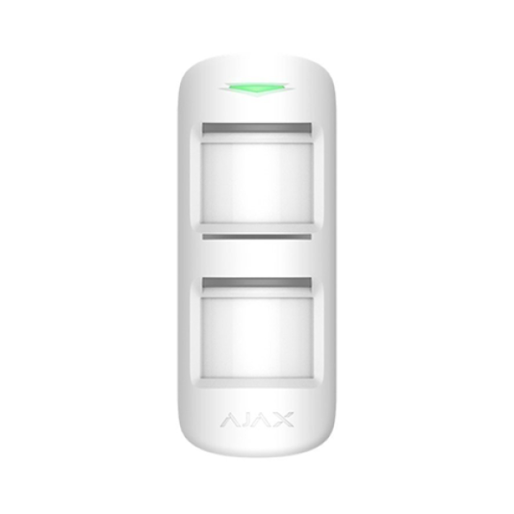Detector de miscare wireless pentru exterior cu 2 senzori PIR, Ajax MotionProtect Outdoor