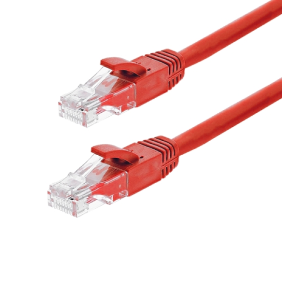 Patch cord UTP Cat6 Gigabit LSZH 5m rosu, TSY-PC-UTP6-5M-R