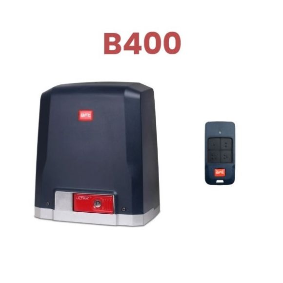 Kit automatizare poarta culisanta max. 400kg, 24V BFT Deimos ULTRA BT B400 (motor, 1 telecomanda)