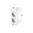 Semafor led doua culori rosu si verde 24v, MGASF25L2RV