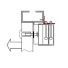 Suport in forma de Z si L pentru montarea electromagnetilor, MBL-180NZL
