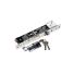 Yala electrica tip Bolt, monitorizare usa, temporizare si cilindru cu cheie, YB-600B(LED)